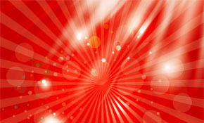 Abstracts Design Red Shining Vector